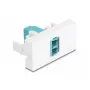 Fibre optic adapter DeLOCK 90845 LC Multi-mode 1 pc Aqua colour White