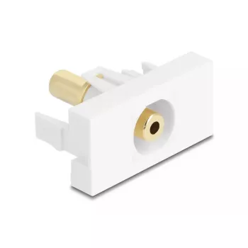 Socket outlet DeLOCK 90843 2 x 3.5mm cable connector White