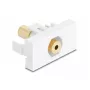 Socket Outlet DeLOCK 90841 2 x 3.5mm Male Male White