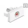 DeLOCK 90857 Keystone Module RCA Red White 22.5mm 45mm 33mm