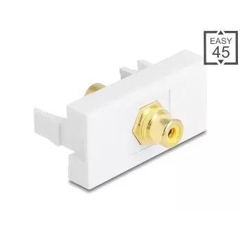 DeLOCK Keystone Module 90859 RCA Connector White Yellow