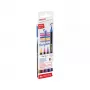 Felt pen Edding 4-1340-4-3 Blue Ochre Pink Purple Brush tip