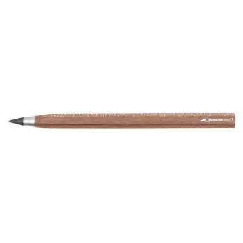 Mechanical Pencil TROIKA CONSTRUCTION ENDLESS WALNUT HB Brown Metal Wood