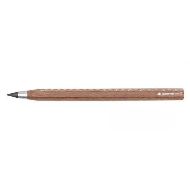 Mechanical Pencil TROIKA CONSTRUCTION ENDLESS WALNUT HB Brown Metal Wood