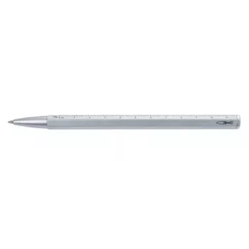 Multifunction ballpoint pen TROIKA CONSTRUCTION BASIC Black Silver