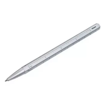 Multifunction ballpoint pen TROIKA CONSTRUCTION BASIC Black Silver