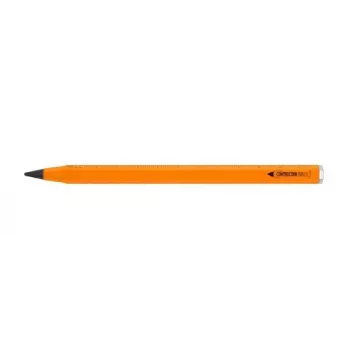 Mechanical Pencil TROIKA CONSTRUCTION ENDLESS HB Orange Aluminium