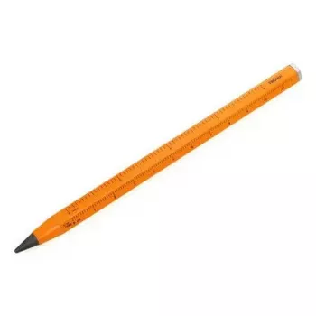 Mechanical Pencil TROIKA CONSTRUCTION ENDLESS HB Orange Aluminium