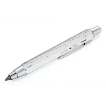 Mechanical Pencil TROIKA ZIMMERMANN 5.6 mm HB Silver Brass