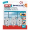 Towel hook TESA 57543-00012 Indoor Chrome 3 pc(s)