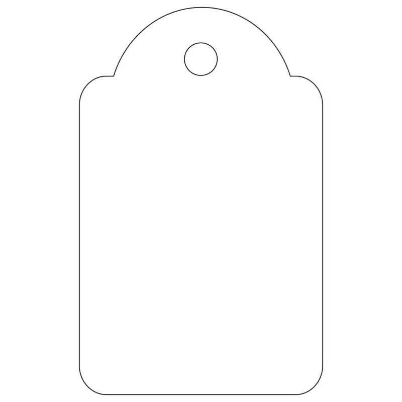 Label APLI 00390 500 pcs White Rectangle 2.2x3.5 cm