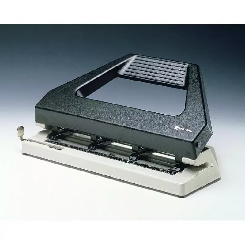 Rexel V430 4 Hole Punch Black, 30 sheets, Black, Grey, Metal, 6 mm, 1.71 kg, 209 mm