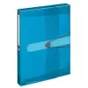 Folder Herlitz Polypropylene (PP) Blue Transparent A4 11206141