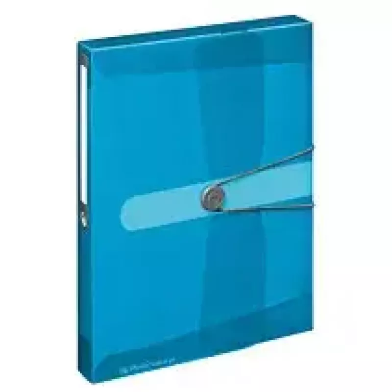 Folder Herlitz Polypropylene (PP) Blue Transparent A4 11206141