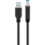 USB 3.0 Cable Goobay 95721 0.25m Black