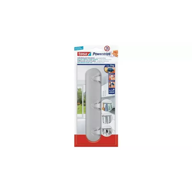 Universal hook TESA 58095 Indoor Chrome