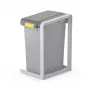 Trash Bin Hailo ProfiLine Öko XL Rectangular Plastic Grey
