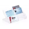 Business Card Holder Durable 2439 Plastic Transparent 240 Cards