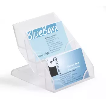 Business Card Holder Durable 2439 Plastic Transparent 240 Cards