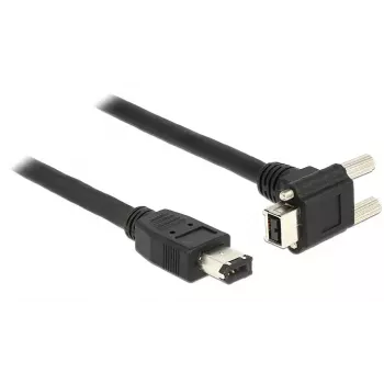 FireWire cable DeLOCK 83589 2 m 6-p 9-p Black