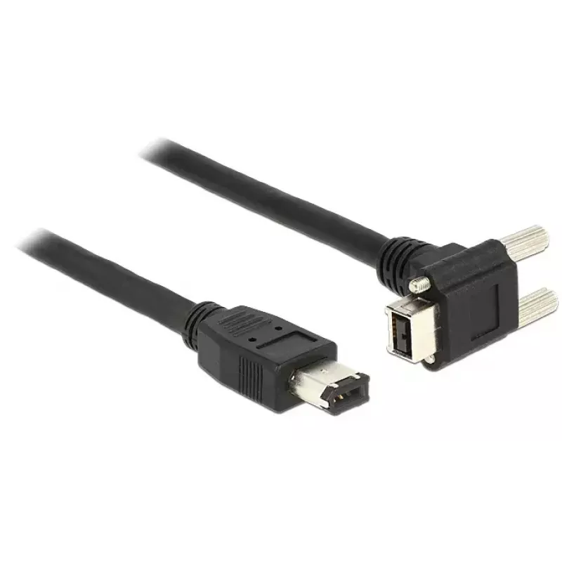 FireWire cable DeLOCK 83589 2 m 6-p 9-p Black