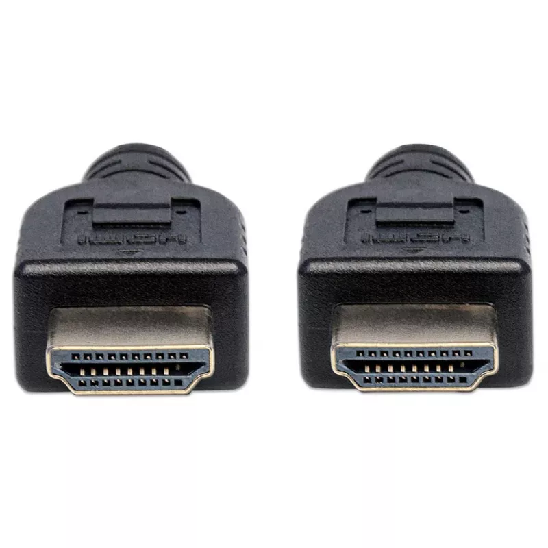 Manhattan HDMI 4K@60Hz Cable with Ethernet - CL3 rated, 3m, Suitable for In-Wall use, For ALL 4K & 1080p/HD uses - when upgrading now or have it ready for when you need it, Male to Male, Black, Ultra HD 4k x 2k, Lifetime Warranty, Premium High Speed