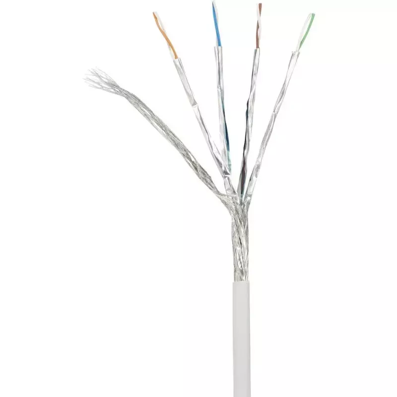 Networking Cable Renkforce RF-4145295 15m Cat6a S/FTP Grey