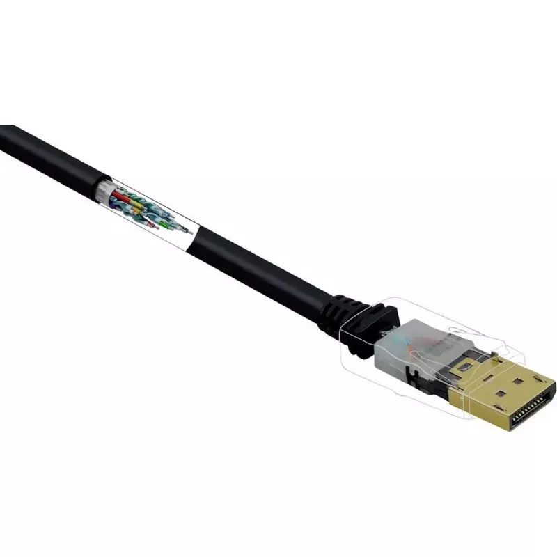 DisplayPort cable Renkforce RF-4212201 1.8 m Black