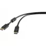 DisplayPort cable Renkforce RF-4212201 1.8 m Black