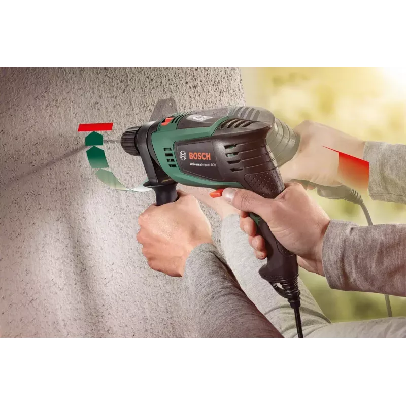 Bosch Universal Impact 800 3000 RPM Keyless 1.7 kg Black, Green