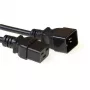 ACT Powercord C19 - C20 black 0.6 m