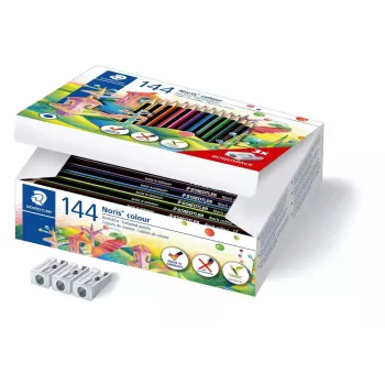 Watercolour Pencils Staedtler Noris colour 185 — 144 pcs, assorted 12 colours