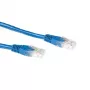 ACT Blue 3 meter U/UTP CAT6A patch cable with RJ45 connectors