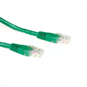 ACT Green 1.5 meter U/UTP CAT6A patch cable with RJ45 connectors