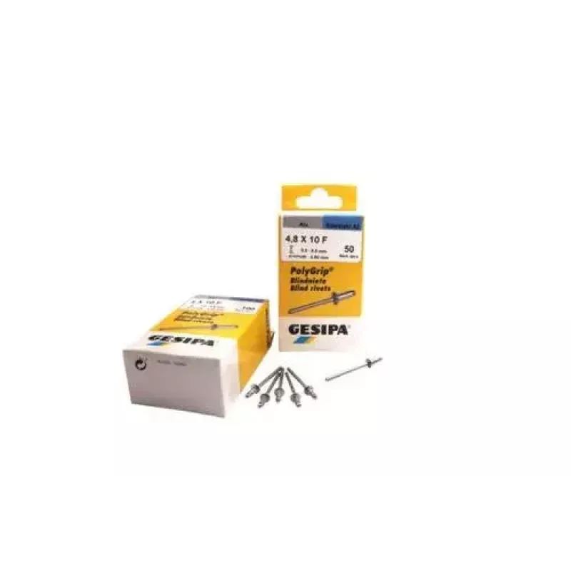 Blind rivet GESIPA 1432058 Steel Grey 9.5mm Head 4.8mm Tail 10mm Length