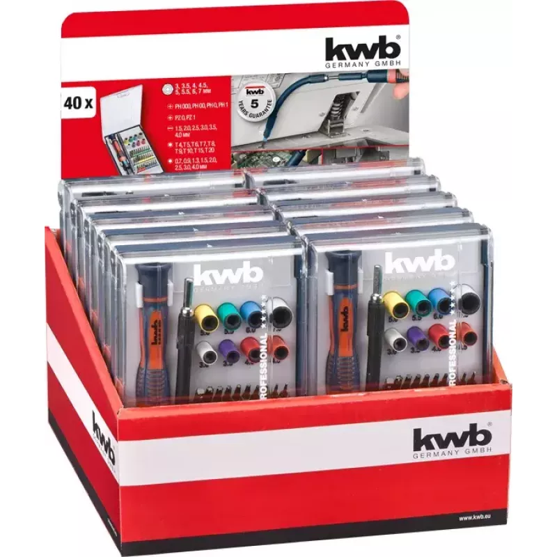 Screwdriver Bit Set KWB 115700 30 pcs