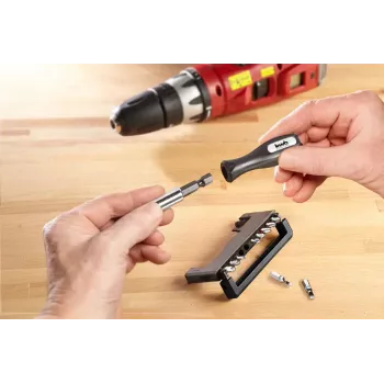 Screwdriver Bit Set KWB Industrial Steel Standard Handy Bit Box