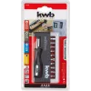 Screwdriver Bit Set KWB Industrial Steel Standard Handy Bit Box