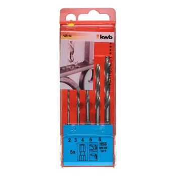 Twist drill bit KWB 421140 5 pc(s)