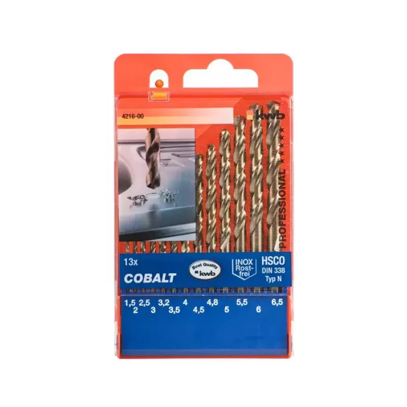 Twist drill bit KWB 421600 13 pc(s)