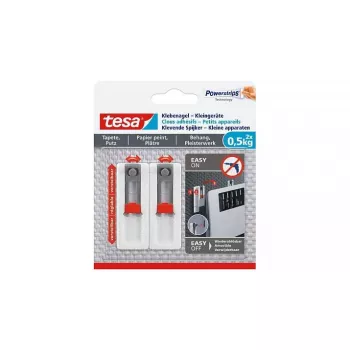 Utility hook TESA 77782 Indoor Red White 2 pc(s)