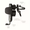 Car wireless charger and holder SWISSTEN W2-AV5, 15W Qi charging, Micro USB cable 1.2 m
