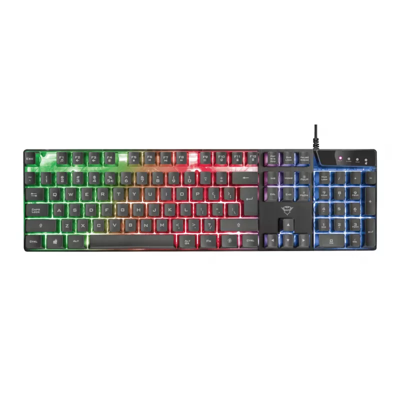 Trust GXT 835 Azor keyboard Gaming USB German Black
