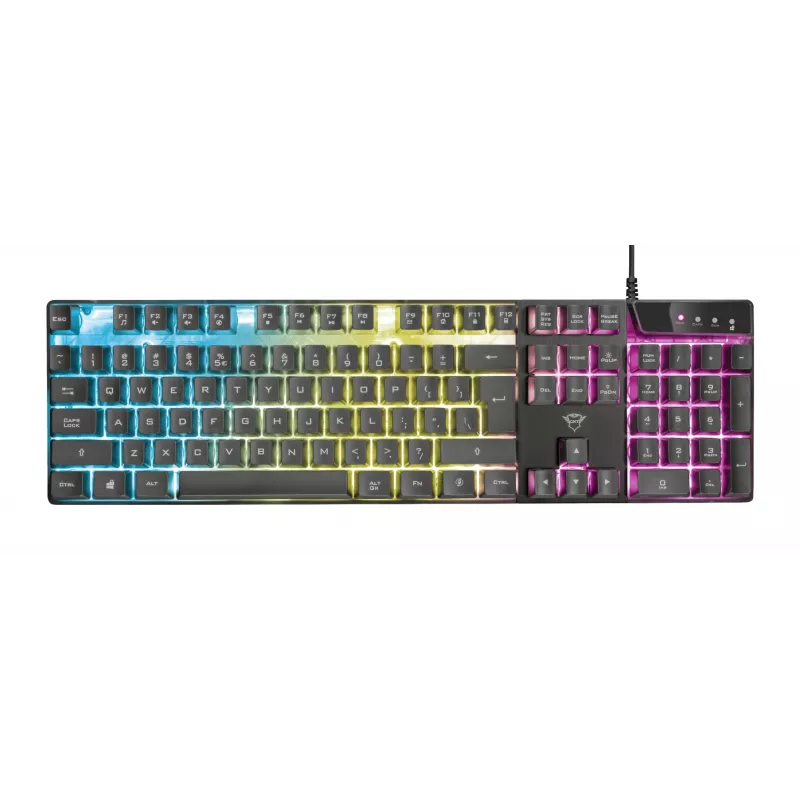 Trust GXT 835 Azor keyboard Gaming USB German Black