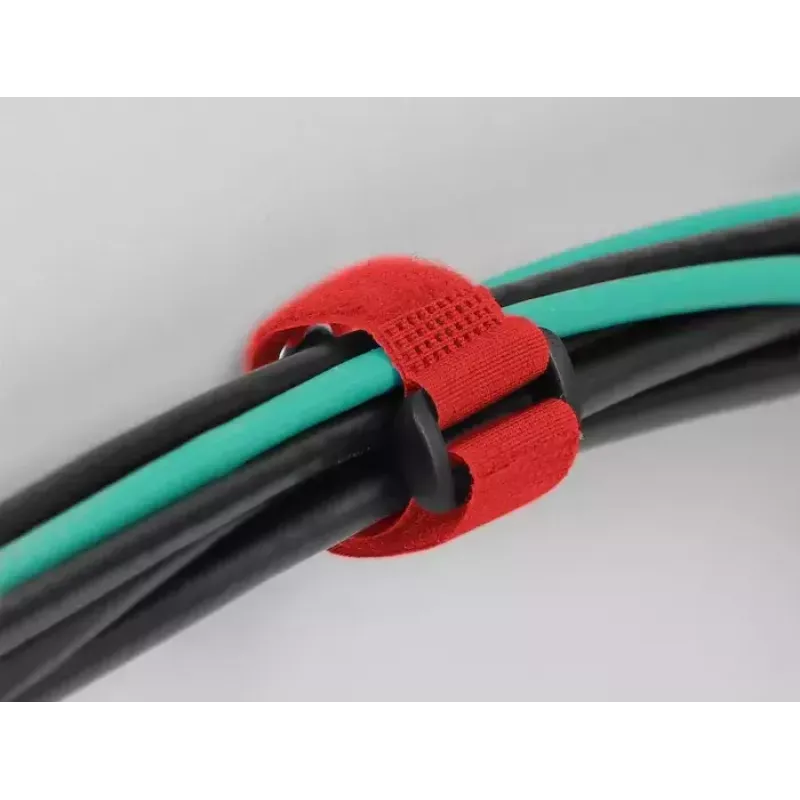 Hook & loop cable tie DeLOCK 19545 Red 190mm 25mm 5 pcs