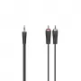 Hama 00200720 audio cable 1.5 m 3.5mm 2 x RCA Black