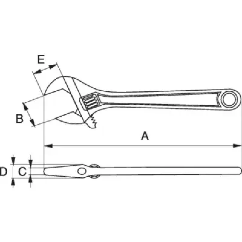Adjustable spanner Bahco 90 series adjustable wrench