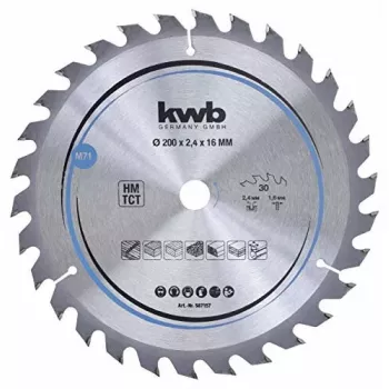 Circular Saw Blade KWB 587157 Tungsten Carbide Tipped 1 pc