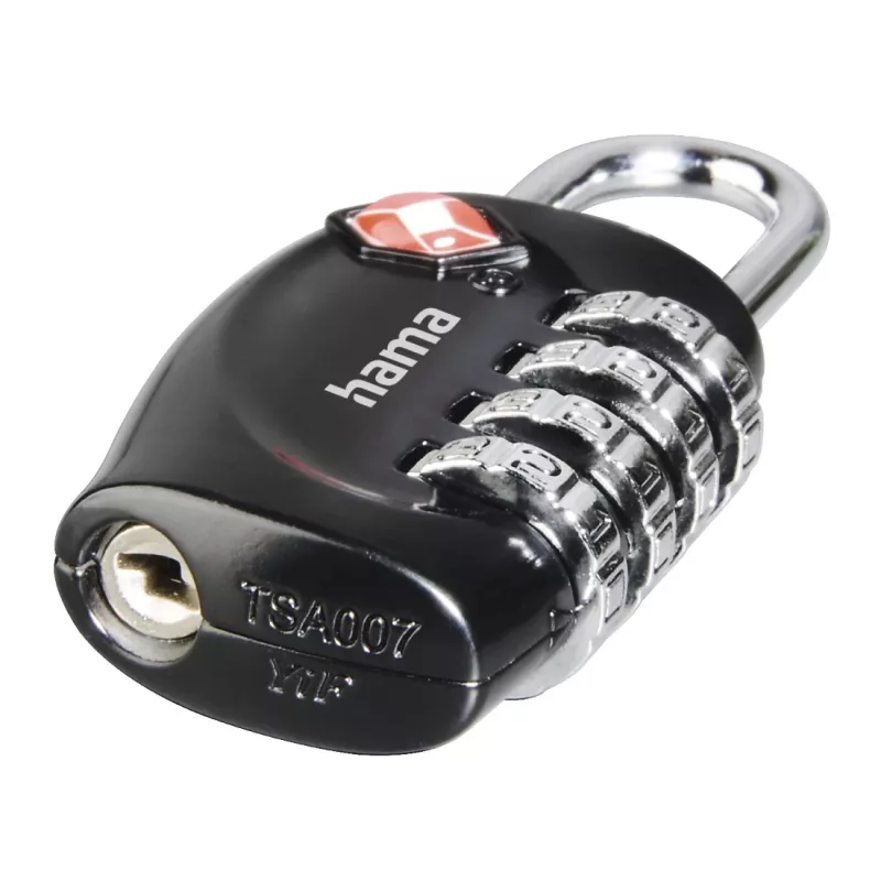 Hama 00139502 luggage lock/alarm Luggage combination lock Black, Red, Silver, White