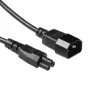 Power Cable ACT AK5252 0.25m IEC C14 to IEC C5 250V 2.5A